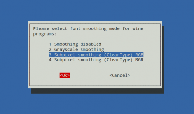 Choose Font Smoothing