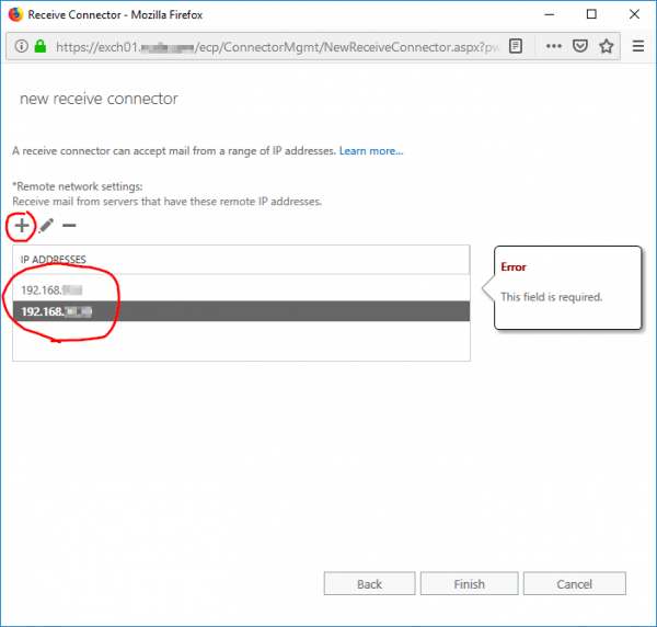 Add the IP addresses of permitted devices