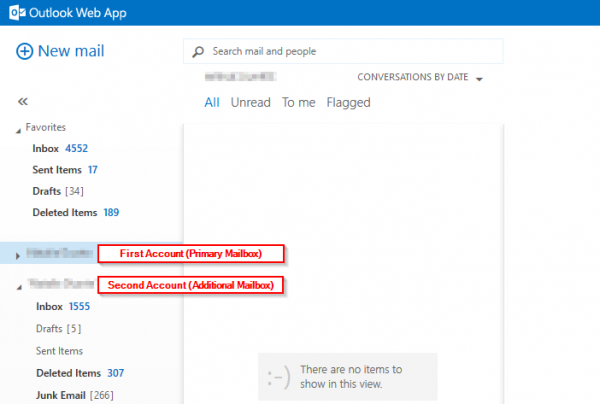 OWA with Two Accounts