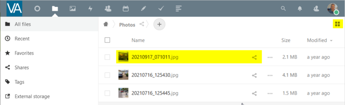 Nextcloud Files App