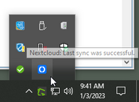 Nextcloud System Tray Icon