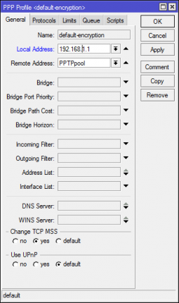 Default-Encryption Profile