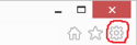 Internet Explorer Gear Icon