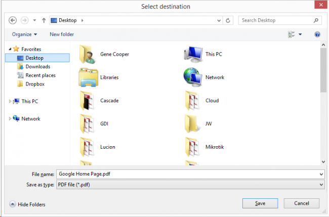 PDFCreator Print Dialog 3