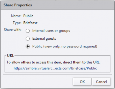 Set Share Properties