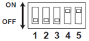 Viking PA-2A DIP Switches