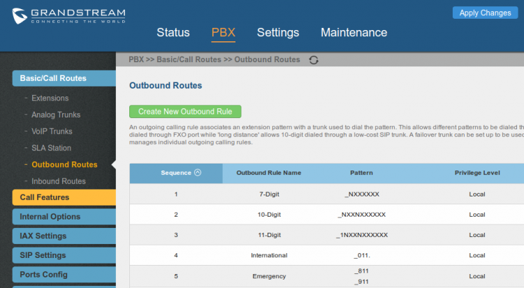 Outbound Rules