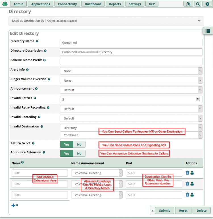 FreePBX Dial By Name Directory