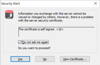  Accept Self-Signed SSL Certificate