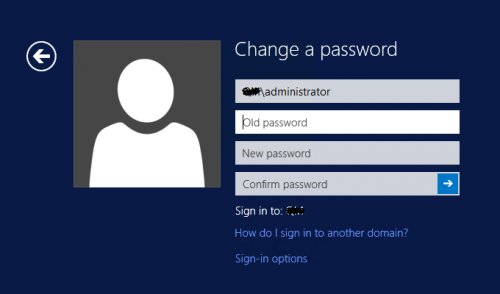 Click Change Password